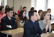 Зустріч трудового колективу та студентів НН ЮІ з в.о. ректора НАУ